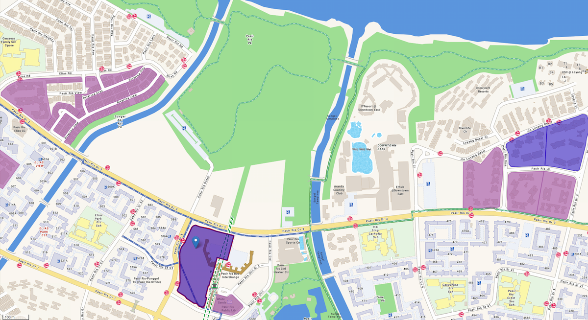 Pasir Ris 8 Location Map